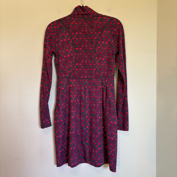 Title Nine Women's XS Extra Small Dark Gray Long Sleeve Athletic Stretchy Dress - Picture 5 of 9